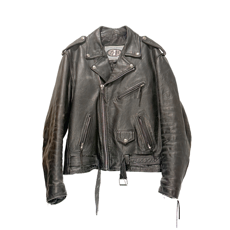 Vintage Leather Motorcycle Jacket